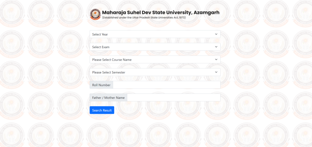 Maharaja Suheldev University Result